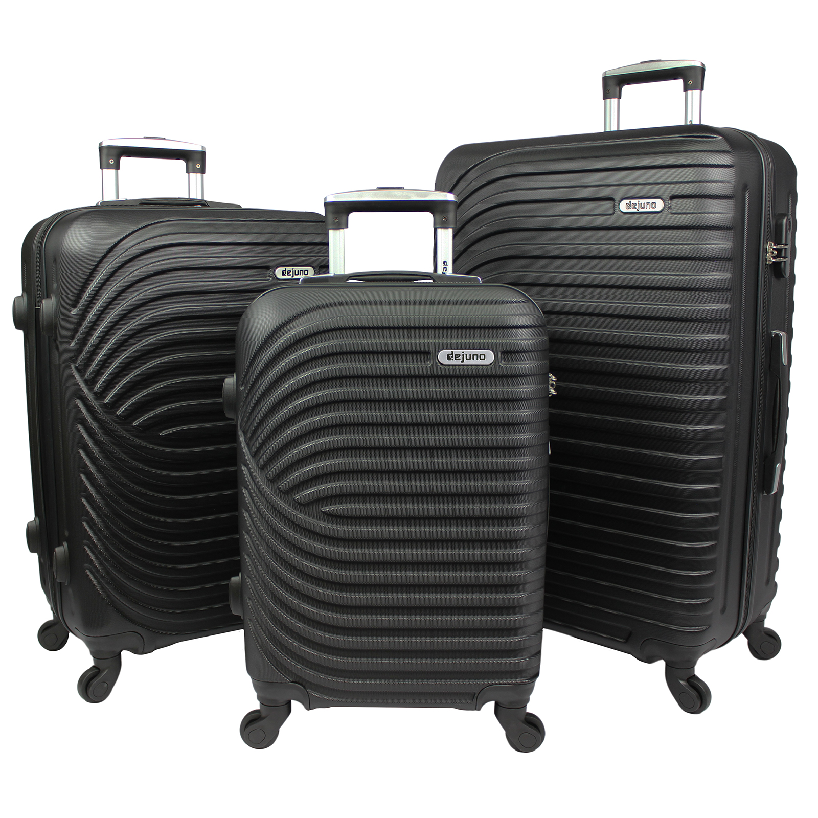 Dejuno Craft Hardside 3-Piece Spinner Luggage Set | eBay